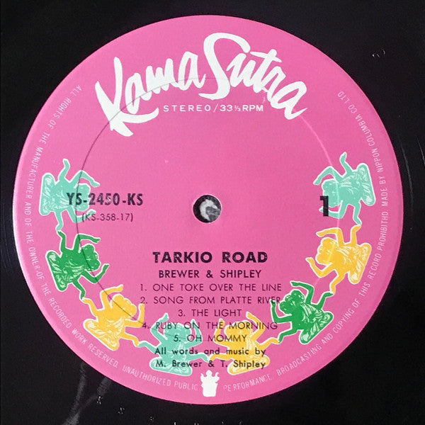 Brewer And Shipley - Tarkio (Vinyl, LP, Album) Very Good Plus (VG+) / Very Good (VG)