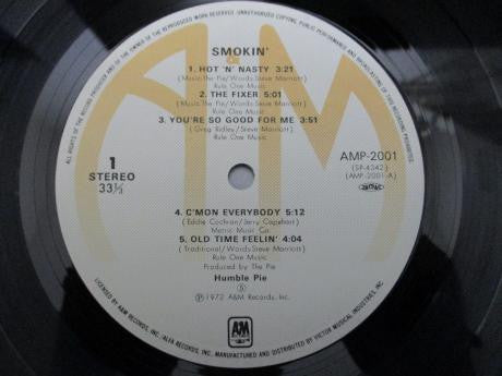 Humble Pie - Smokin' (Vinyl, LP, Album, Reissue) Near Mint (NM or M-) / Near Mint (NM or M-)