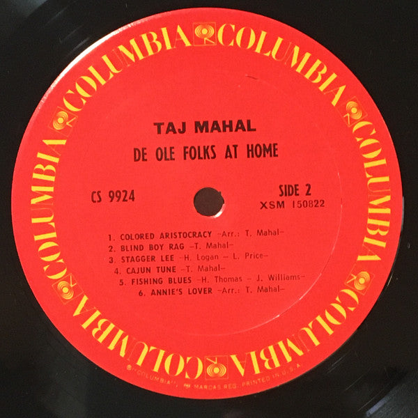 Taj Mahal - Giant Step / De Ole Folks At Home (2xVinyl, LP, Album, Reissue) Very Good (VG) / Very Good (VG)