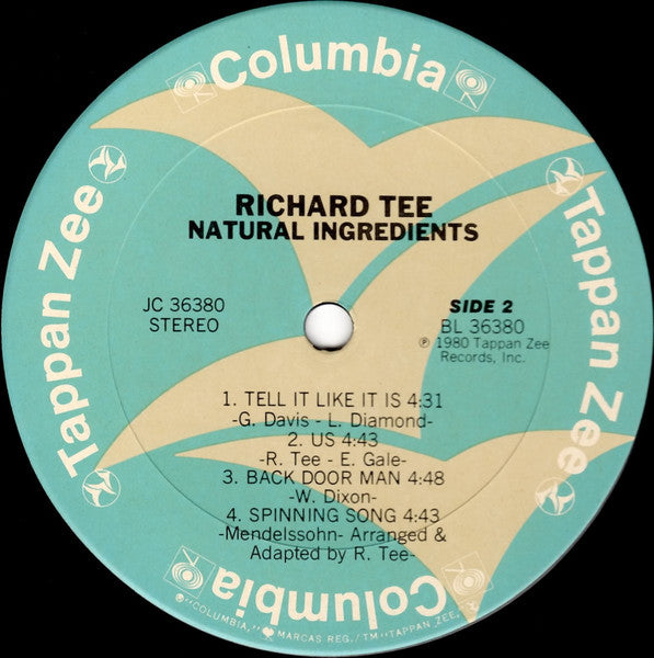 Richard Tee - Natural Ingredients (Vinyl, LP, Album)