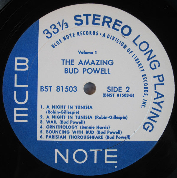 Bud Powell - The Amazing Bud Powell, Volume 1 (Vinyl, LP, Album, Reissue, Remastered, Stereo) Good Plus (G+) / Very Good Plus (VG+)