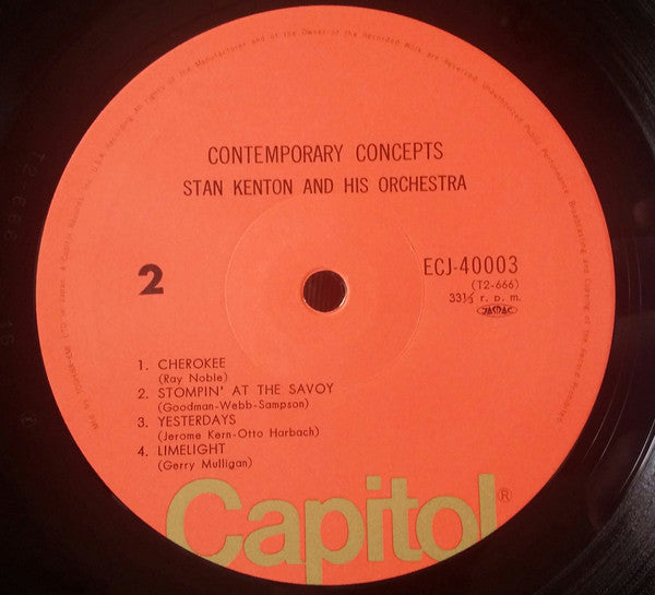 Stan Kenton - Contemporary Concepts (Vinyl, LP, Album) Near Mint (NM or M-) / Very Good (VG)