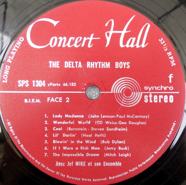 The Delta Rhythm Boys - The Delta Rhythm Boys (Vinyl, LP, Album) Very Good (VG) / Good (G)