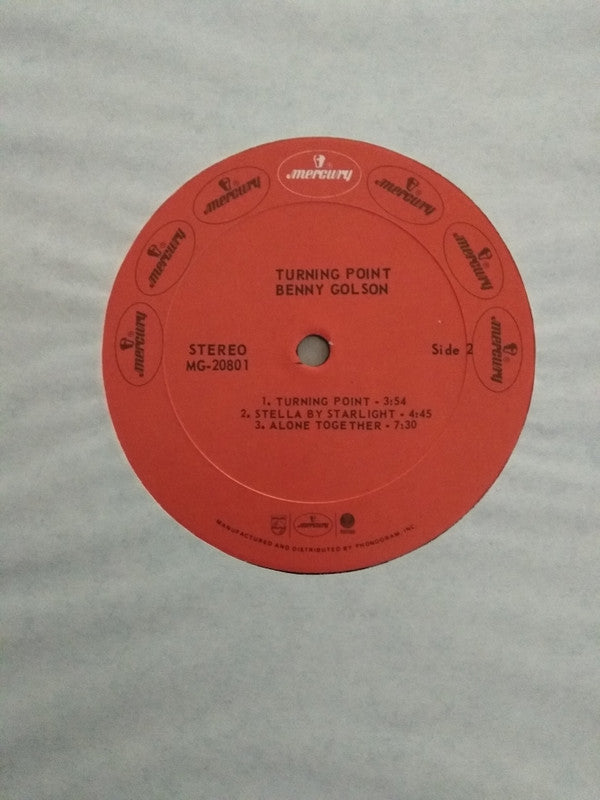 Benny Golson - Turning Point (Vinyl, LP, Album, Reissue, Stereo) Very Good (VG) / Very Good Plus (VG+)