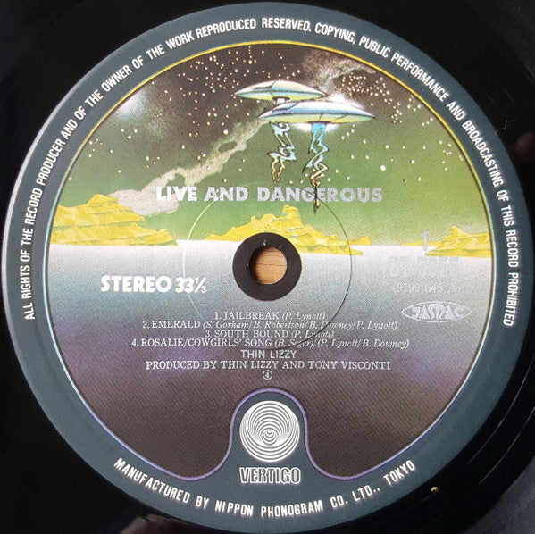 Thin Lizzy - Live And Dangerous (2xVinyl, LP, Album, Reissue) Very Good Plus (VG+) / Very Good (VG)