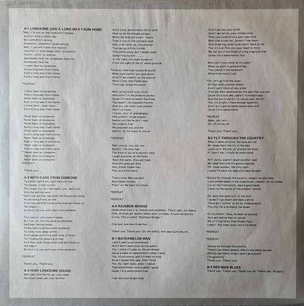 New Grass Revival - Too Late To Turn Back Now (Vinyl, LP, Album, Stereo) Near Mint (NM or M-) / Very Good Plus (VG+)