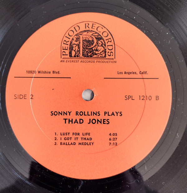 Sonny Rollins - Plays (Vinyl, LP, Album, Reissue, Mono)