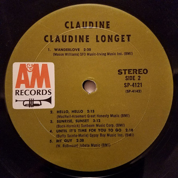 Claudine Longet - Claudine (Vinyl, LP, Album, Stereo) Good Plus (G+) / Good Plus (G+)