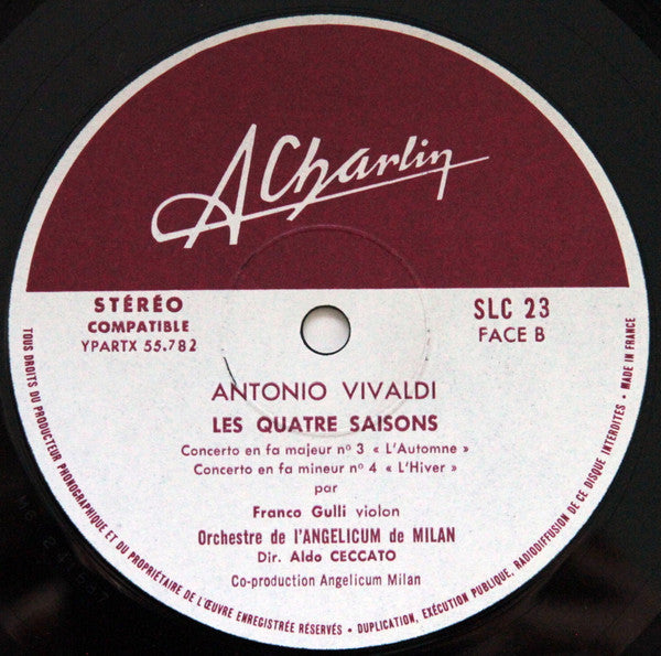Antonio Vivaldi - Les Quatre Saisons (Vinyl, LP, Album, Stereo) Very Good (VG) / Very Good (VG)