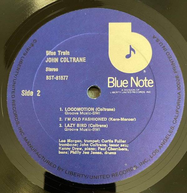 John Coltrane - Blue Train (Vinyl, LP, Album, Reissue) Very Good (VG) / Good Plus (G+)