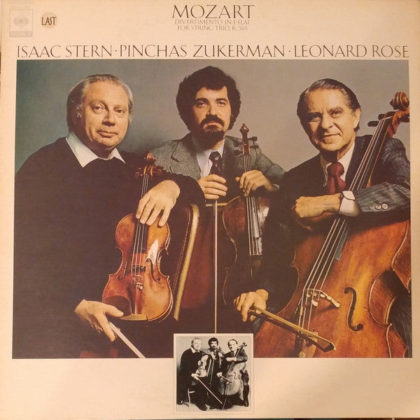 Isaac Stern - Mozart Divertimento in E-Flat for String Trio, K. 563 (Vinyl, LP, Album, Reissue) Very Good (VG) / Very Good (VG)