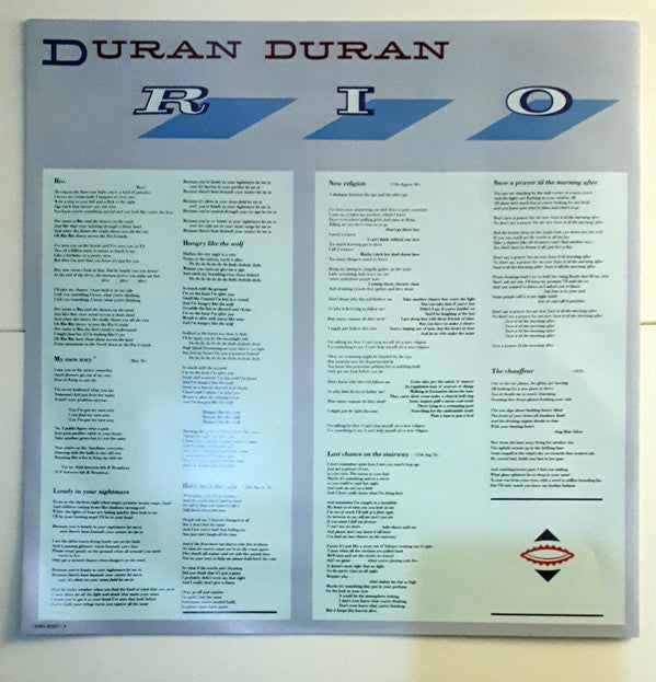 Duran Duran - Rio (Vinyl, LP, Album, Stereo)