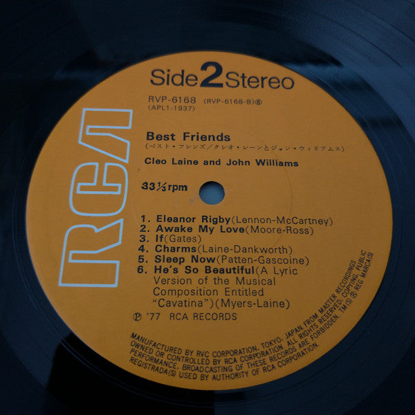 Cleo Laine - Best Friends (Vinyl, LP, Album, Stereo)