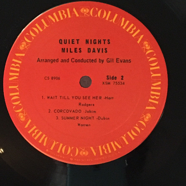 Miles Davis - Quiet Nights (Vinyl, LP, Album, Reissue, Stereo) Good Plus (G+) / Very Good (VG)