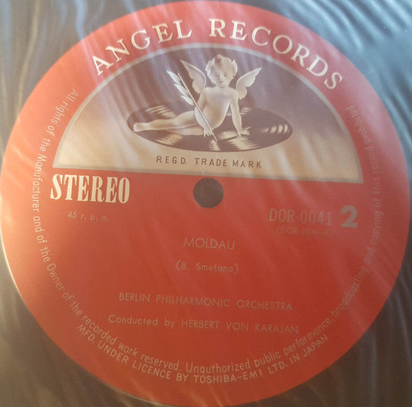 Bedřich Smetana - The Moldau / Finlandia (Vinyl, 12", 45 RPM, Club Edition, Stereo) Very Good (VG) / Very Good Plus (VG+)