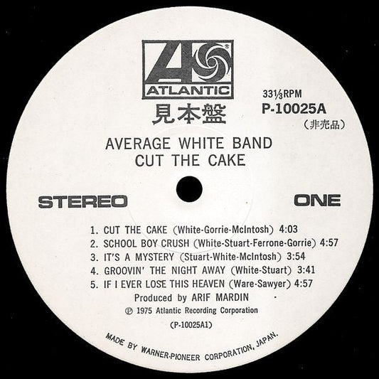 Average White Band - Cut The Cake (Vinyl, LP, Album, Promo) Very Good (VG) / Good Plus (G+)