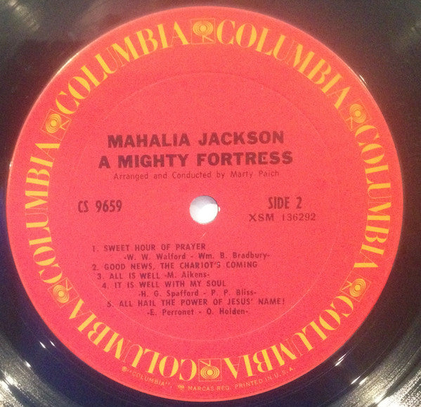 Mahalia Jackson - A Mighty Fortress (Vinyl, LP, Album, Stereo) Very Good Plus (VG+) / Very Good Plus (VG+)