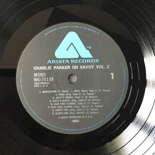 Charlie Parker - On Savoy Vol.2 (Vinyl, LP, Mono) Very Good Plus (VG+) / Very Good Plus (VG+)