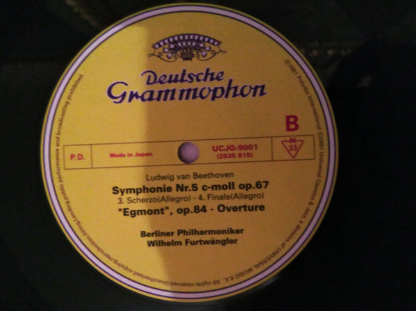 Ludwig van Beethoven - Symphonie Nr. 5 C-Moll - Egmont-Overtüre (Vinyl, LP, Limited Edition, Reissue, Mono) Very Good Plus (VG+) / Near Mint (NM or M-)