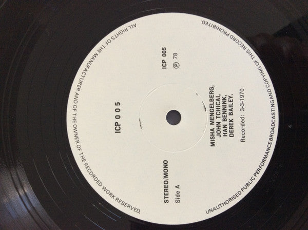 Misha Mengelberg - Fragments (Vinyl, LP, Album) Very Good Plus (VG+) / Very Good Plus (VG+)