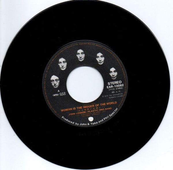 John Lennon - Woman Is The Nigger Of The World (Vinyl, 7", 45 RPM, Single) Very Good (VG) / Very Good (VG)