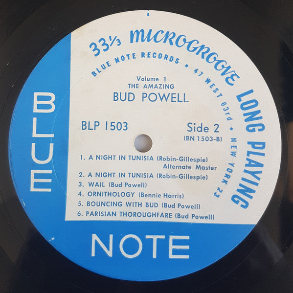 Bud Powell - The Amazing Bud Powell (Volume 1) (Vinyl, LP, Album, Mono) Good Plus (G+) / Very Good (VG)