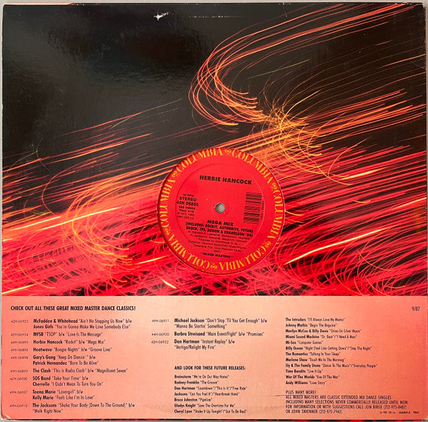 Herbie Hancock - Rockit / Mega Mix (Vinyl, 12", 33 ⅓ RPM, 45 RPM) Very Good (VG) / Very Good (VG)