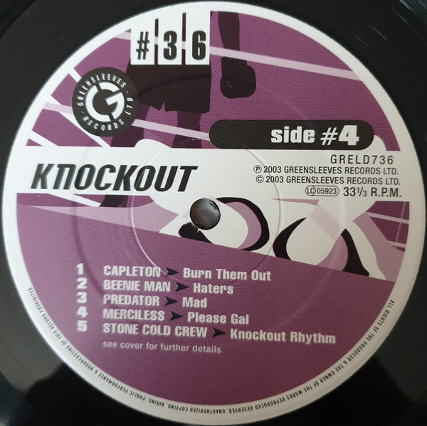 Various - Knockout (2xVinyl, LP, Compilation) Good Plus (G+) / Very Good (VG)