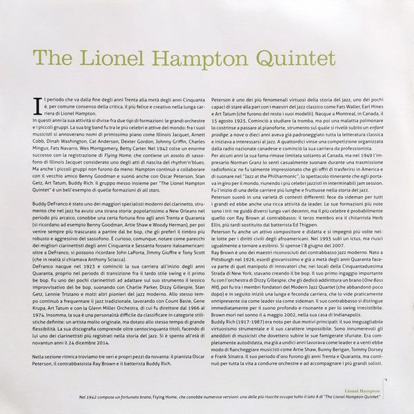 Lionel Hampton Quintet - The Lionel Hampton Quintet (Vinyl, LP, Alb...