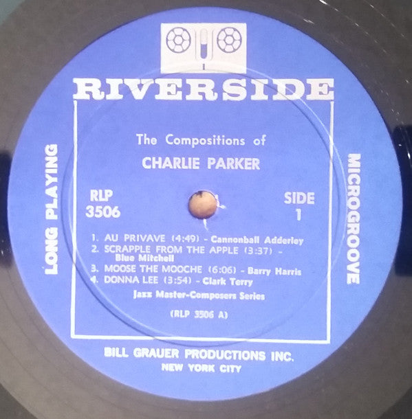 Various - The Compositions of Charlie Parker (Vinyl, LP, Compilation, Mono) Very Good Plus (VG+) / Very Good Plus (VG+)
