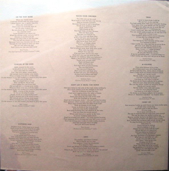 Crosby, Stills, Nash & Young - 4 Way Street (2xVinyl, LP, Album) Very Good Plus (VG+) / Very Good Plus (VG+)