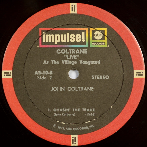 John Coltrane - "Live" At The Village Vanguard (Vinyl, LP, Album, R...