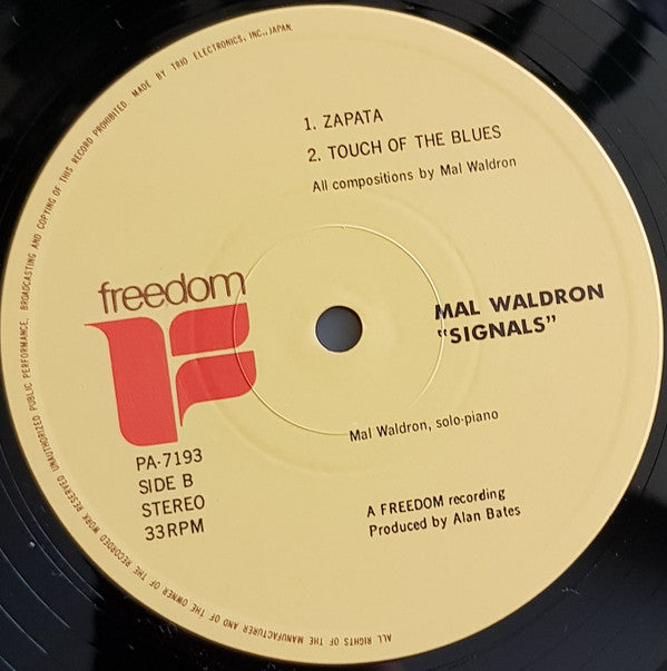 Mal Waldron - Signals (Vinyl, LP, Album) Very Good Plus (VG+) / Very Good Plus (VG+)
