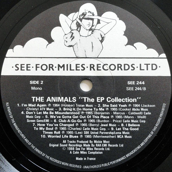 The Animals - The EP Collection (Vinyl, LP, Compilation, Mono) Very Good Plus (VG+) / Very Good Plus (VG+)