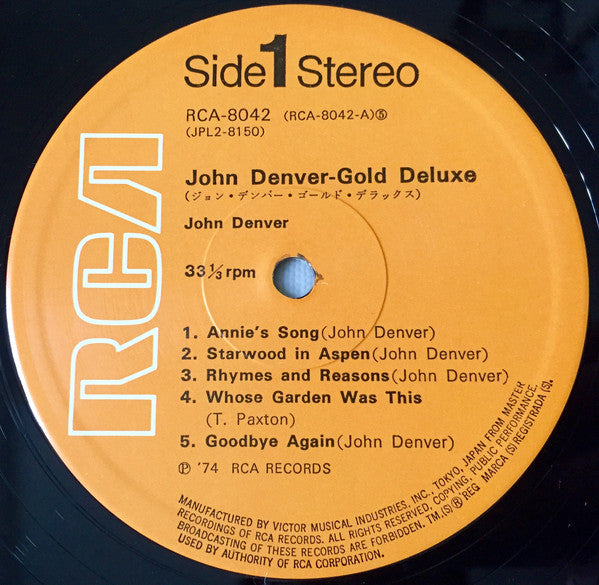 John Denver - Gold Deluxe (Vinyl, LP, Compilation)