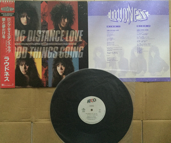 Loudness (5) - Long Distance Love / Good Things Going (Vinyl, 12", 45 RPM, Maxi-Single) Very Good (VG) / Good (G)