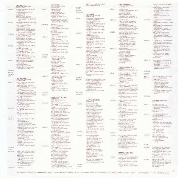 Bee Gees - Living Eyes (Vinyl, LP, Album, Stereo)