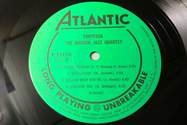 The Modern Jazz Quartet - Fontessa (Vinyl, LP, Album, Reissue, Mono)