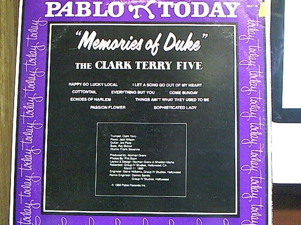 The Clark Terry Five - Memories Of Duke (Vinyl, LP, Album, Stereo) Very Good (VG) / Very Good (VG)