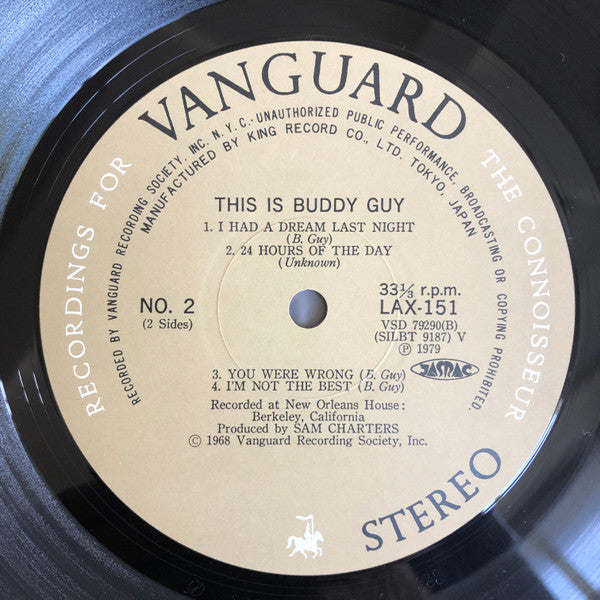Buddy Guy - This Is Buddy Guy! (Vinyl, LP, Album, Reissue, Stereo) Very Good Plus (VG+) / Very Good Plus (VG+)