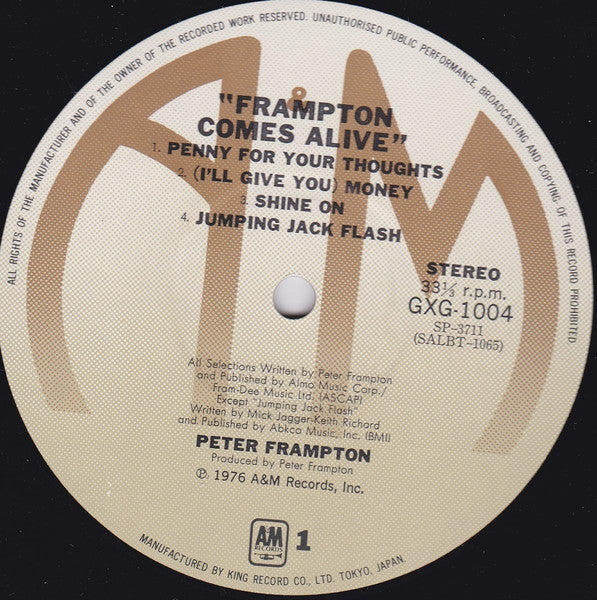 Peter Frampton - Frampton Comes Alive! (Vinyl, LP, Album)