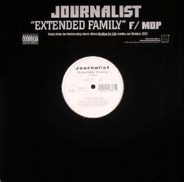 Journalist - Extended Family (Vinyl, 12", 33 ⅓ RPM) Very Good Plus (VG+) / Very Good Plus (VG+)