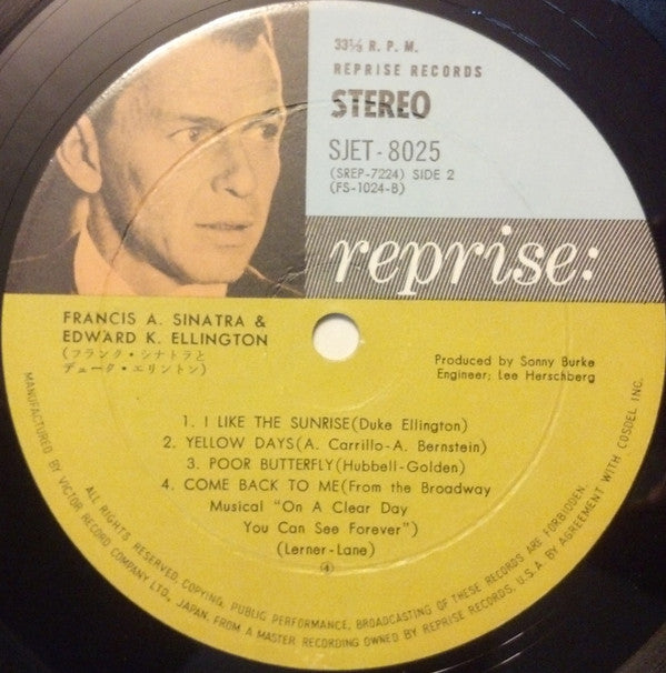 Frank Sinatra - Francis A. & Edward K. (Vinyl, LP, Album, Stereo) Good Plus (G+) / Good Plus (G+)