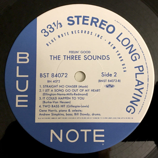 The Three Sounds - Feelin' Good (Vinyl, LP, Album, Limited Edition, Reissue, Stereo) Near Mint (NM or M-) / Near Mint (NM or M-)