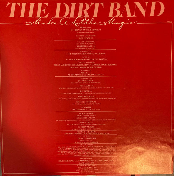 The Dirt Band - Make A Little Magic (Vinyl, LP, Album, Stereo) Very Good (VG) / Good Plus (G+)