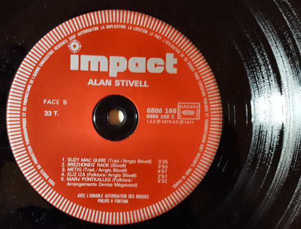 Alan Stivell - Alan Stivell (Vinyl, LP, Compilation, Repress) Very Good (VG) / Good Plus (G+)
