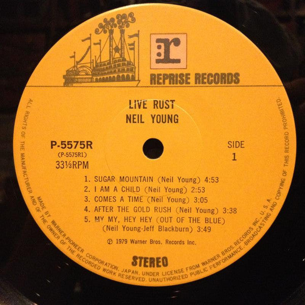 Neil Young - Live Rust (Vinyl, LP, Album)