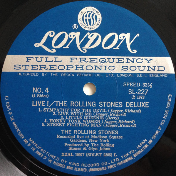 The Rolling Stones - Live! The Rolling Stones Deluxe (Vinyl, LP, Co...