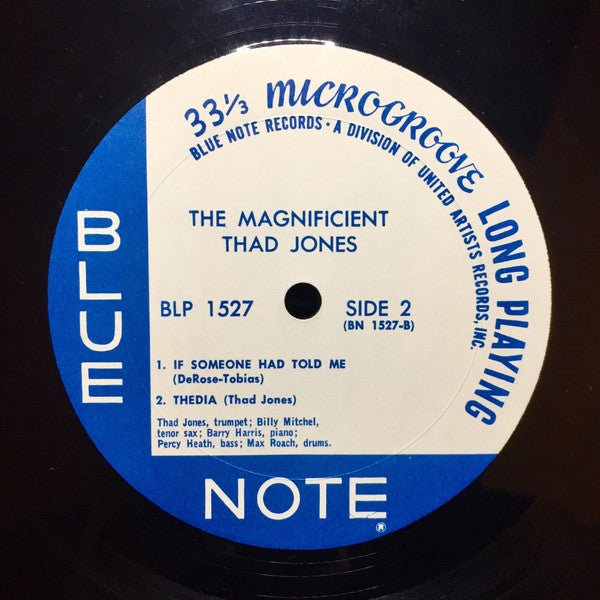 Thad Jones - The Magnificent Thad Jones (Vinyl, LP, Album, Misprint, Reissue, Mono) Very Good (VG) / Very Good Plus (VG+)