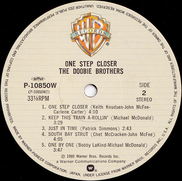 The Doobie Brothers - One Step Closer (Vinyl, LP, Album)